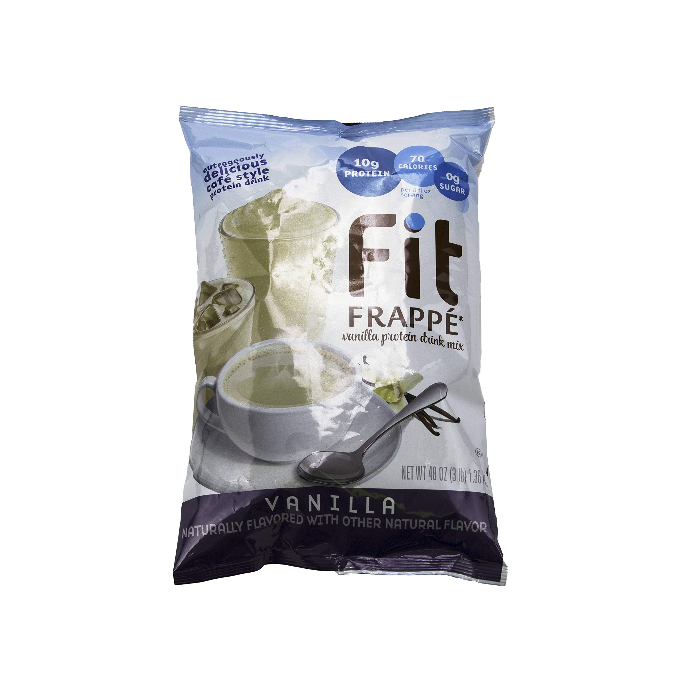 Big Train Fit Frappe Vanilla Protein Drink Mix - 3lb Bulk Pack (4 Bags) | High Protein Meal Replacement for Weight Loss & Muscle Recovery | Perfect for Gym, Workouts & Healthy Breakfast
