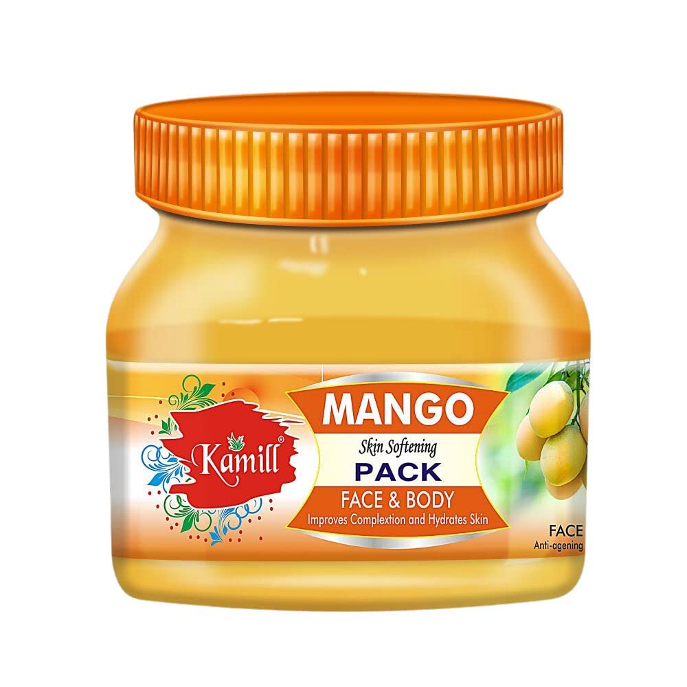 Kamill Mango Skin Softening Face & Body Pack - Hydrating & Nourishing Treatment for Dry Skin - Perfect for Spa Day & At-Home Skincare Routine