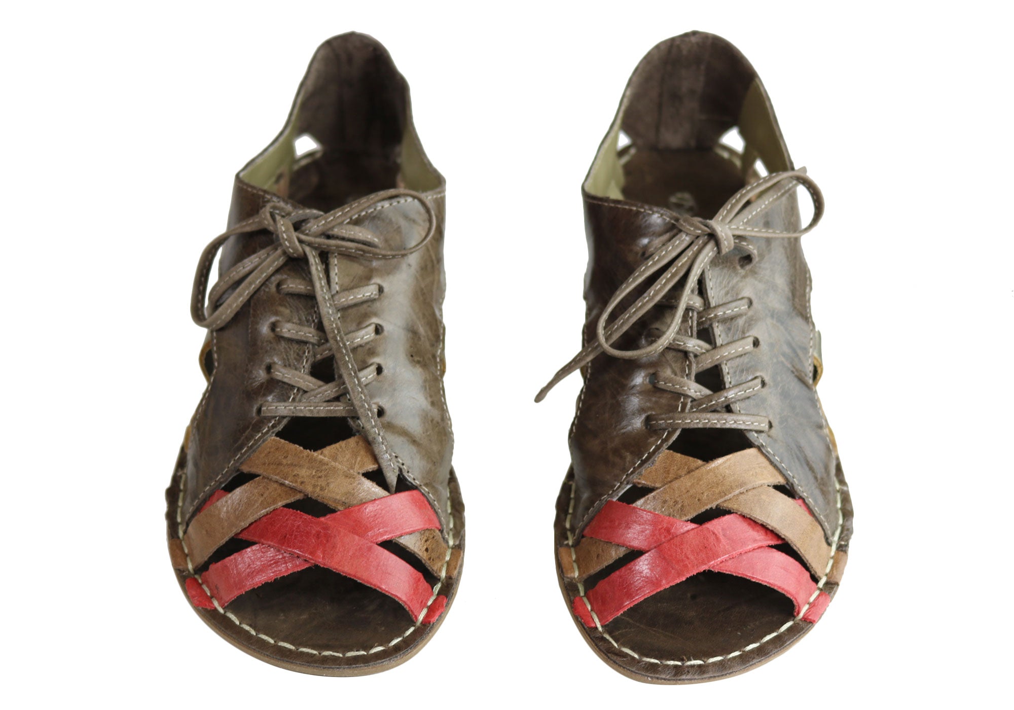 Andacco Petuna Women's Comfortable Flat Leather Sandals - Handmade in Brazil - Perfect for Beach, Vacation & Summer Outfits