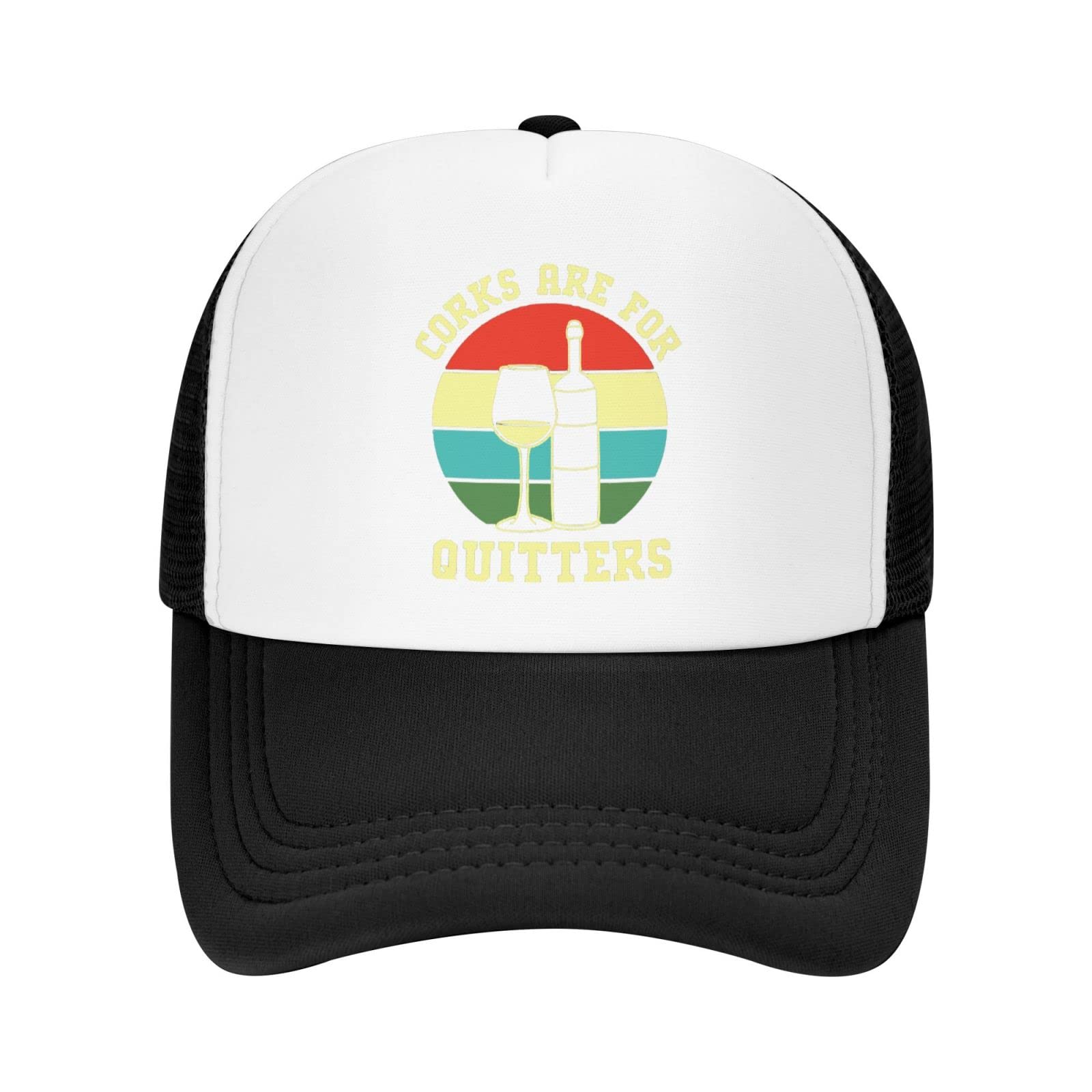 Adjustable Mesh Baseball Cap for Boys - Stylish Trucker Hat with Grid Design - Black - Perfect for Sports, Outdoor Activities & Casual Wear