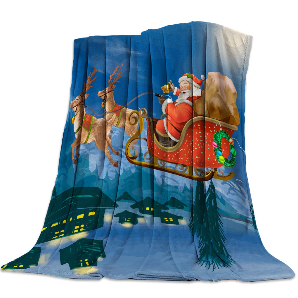 Premium Soft Microfiber Fleece Throw Blanket - 40