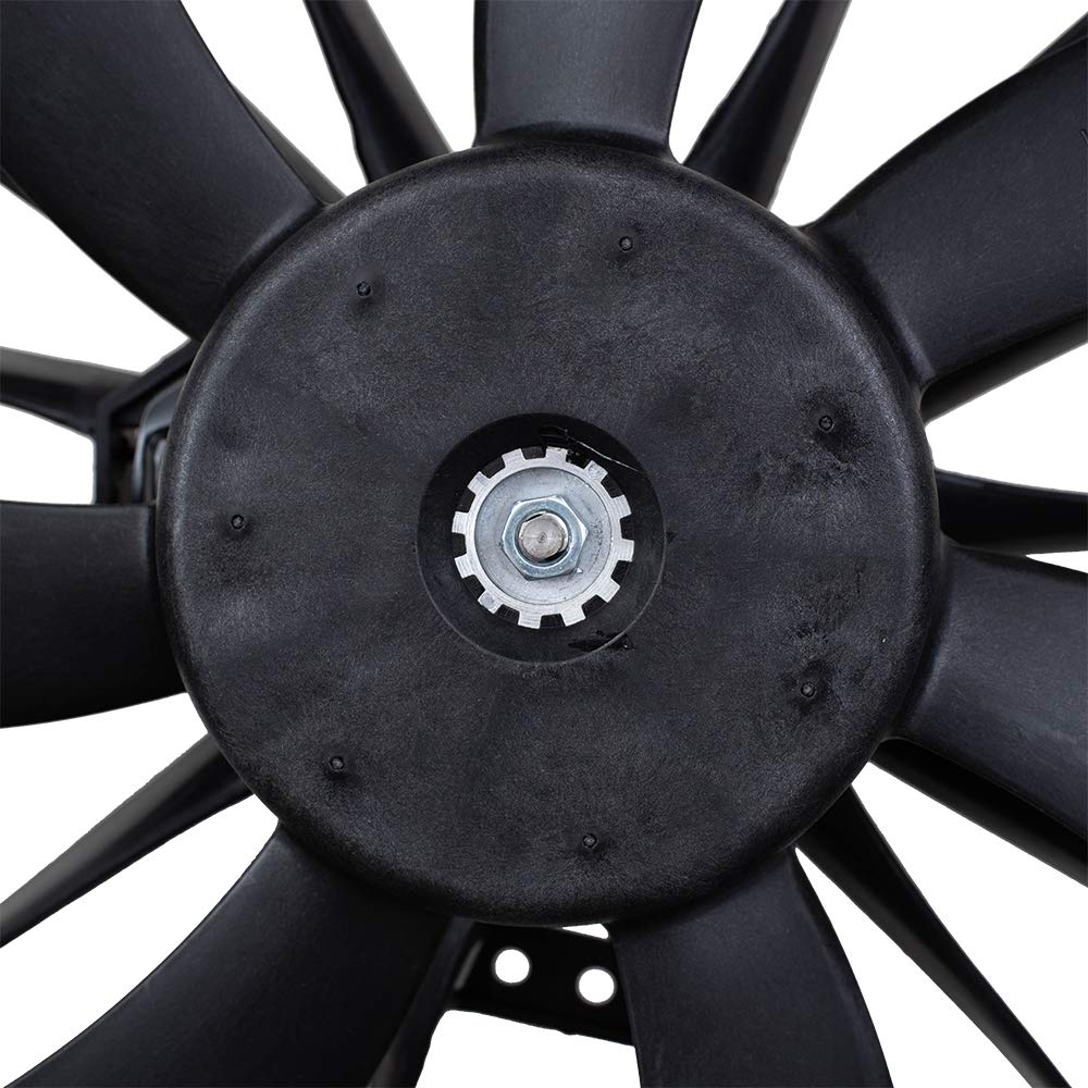 Brock Replacement A/C Condenser Cooling Fan Assembly for 2002-2009 Dodge Ram 1500 2500 3500 Pickup Trucks - Compatible with Part #5093760AA - Perfect for Summer Cooling & HVAC System Repair