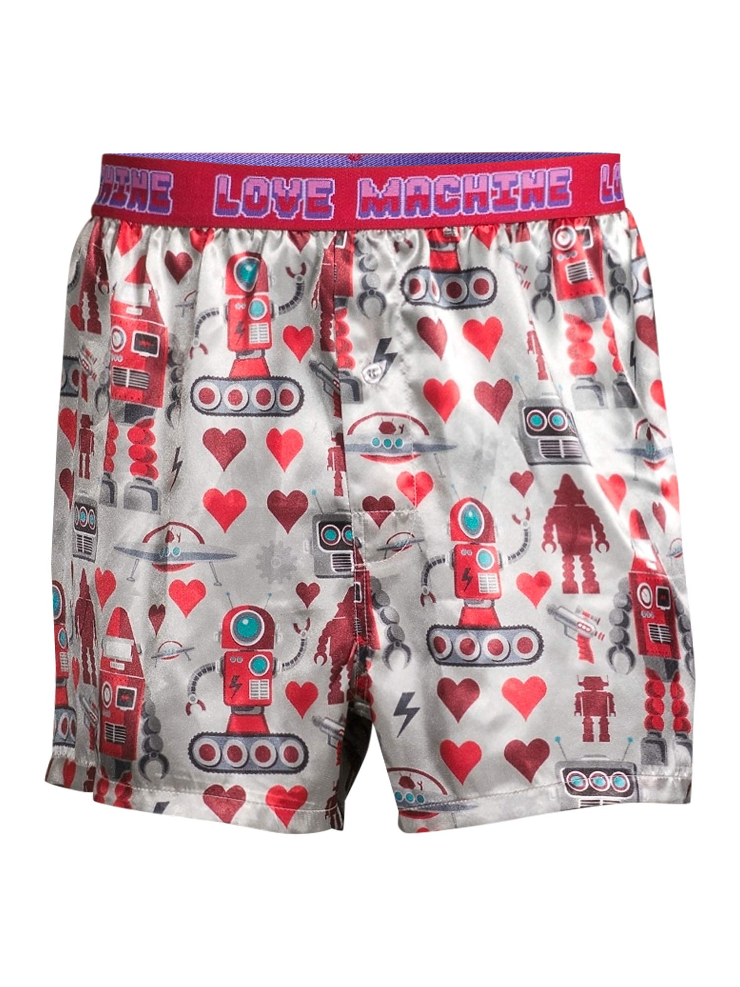Way To Celebrate Men's Love Machine Boxer Shorts - Soft & Comfortable Underwear for Everyday Wear, Sleep & Intimate Moments