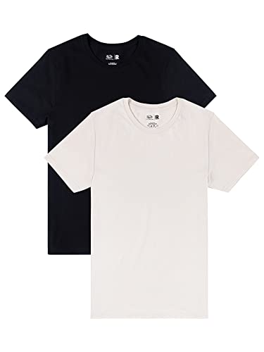 2 Pack - Black/Ivory