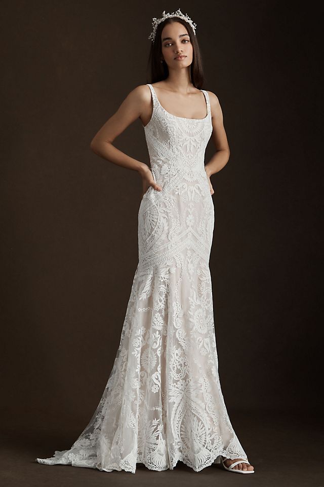 Wtoo Valette Gown - Elegant Wedding Dress with Lace Details | Perfect for Bridal Ceremonies & Formal Events