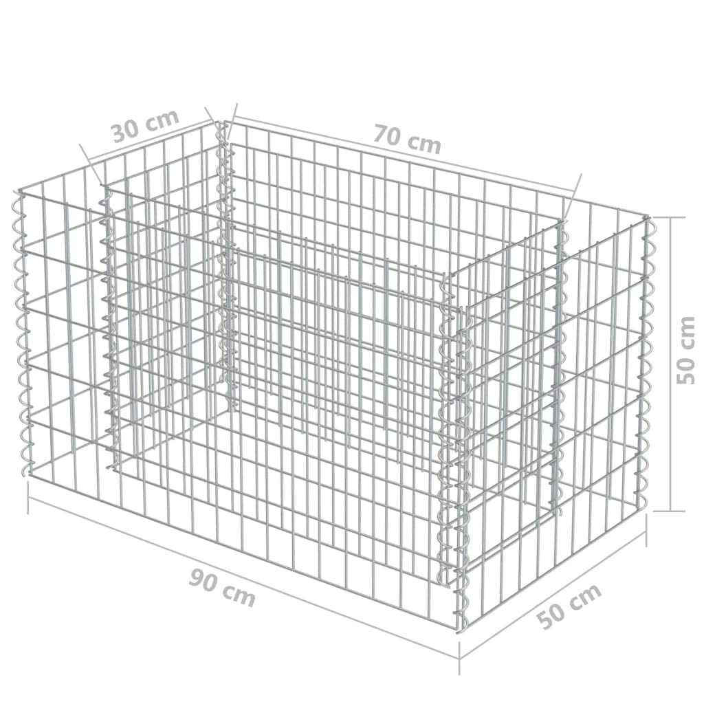 Galvanized Steel Gabion Raised Bed 35.4