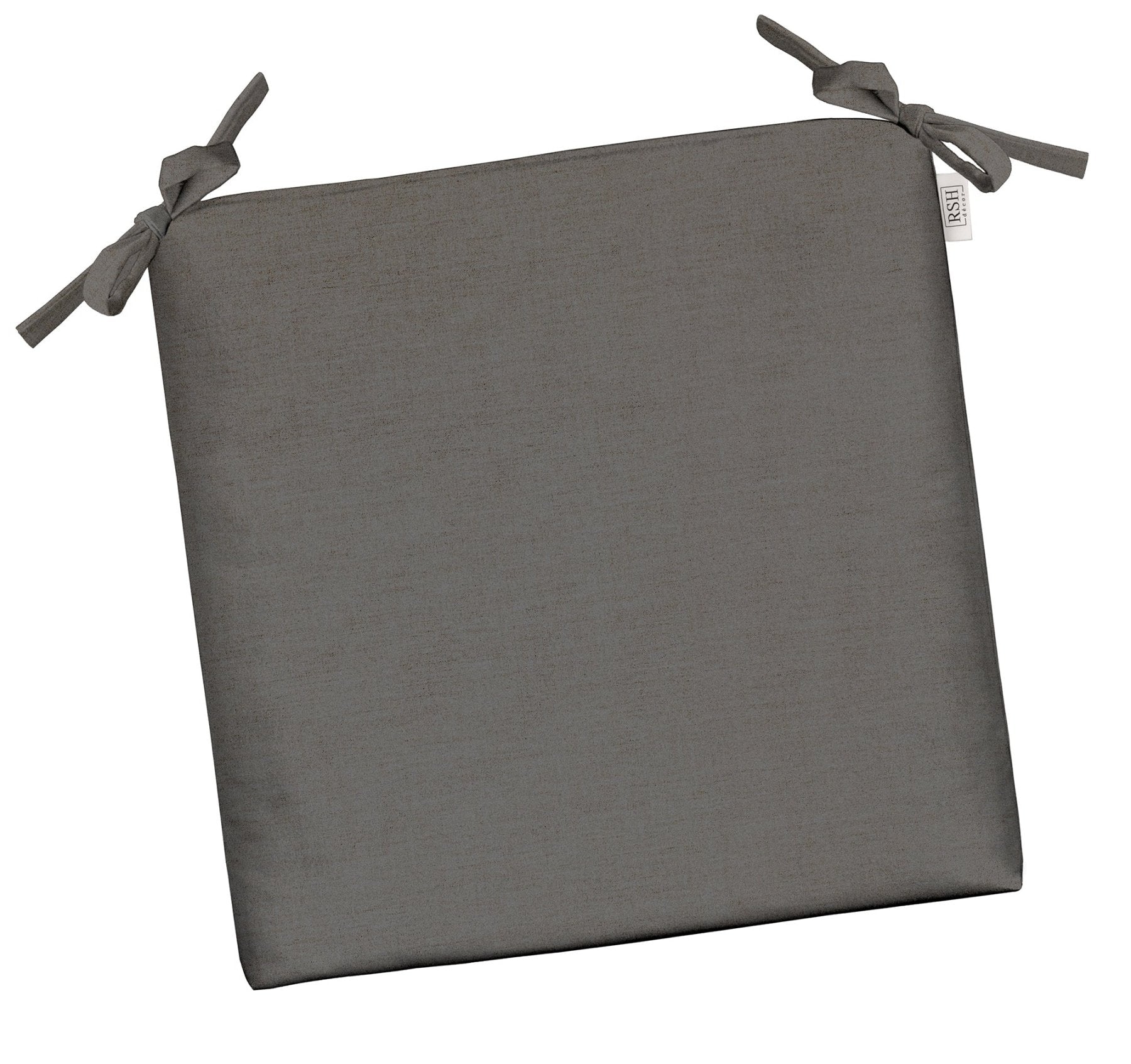 Sunbrella Cast Neutrals 3 Foam Dining Chair Cushion - Waterproof & UV Resistant Outdoor Seat Cushion - Perfect for Patio, Deck, Poolside & Garden Furniture