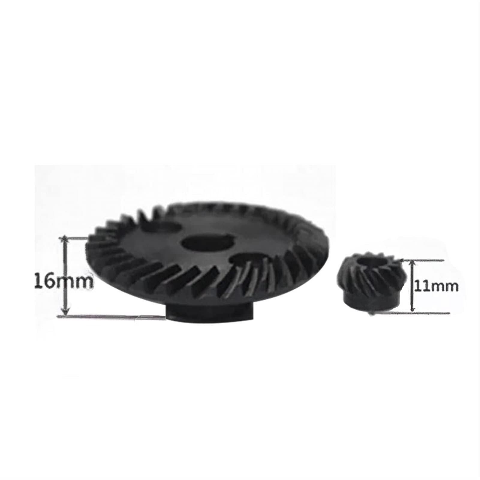 8mm & 10mm Inner Hole Helical Bevel Gear Set - 12 & 32 Teeth Step Miter Gears for Angle Grinder & Power Tools | Perfect for DIY Projects, Metalworking & Woodworking