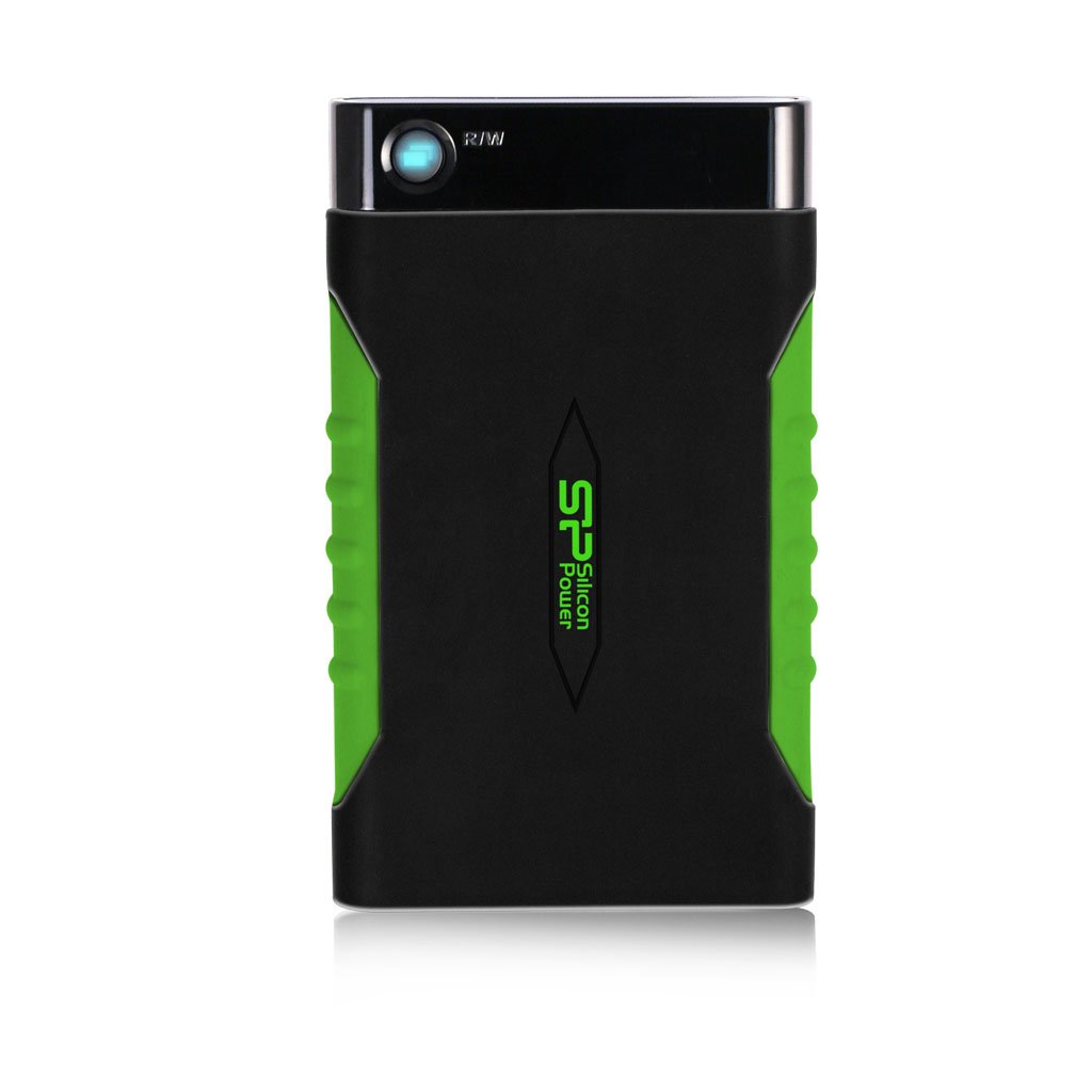 Silicon Power 1TB USB 3.0 Armor A15 Shockproof Portable External Hard Drive - Perfect for Data Backup, Travel Storage & Gaming Consoles