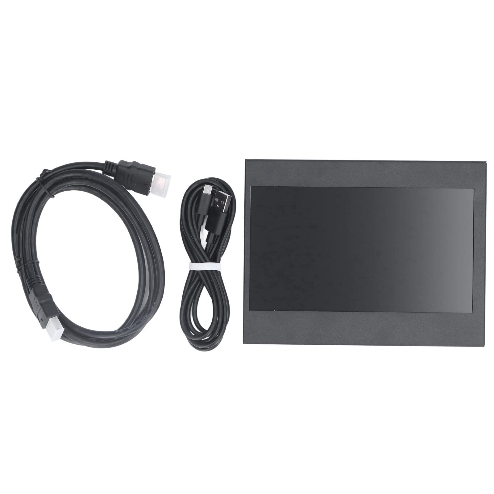 7 Inch Mini Graphic Display Screen - 1024x600 HD USB Portable Monitor with HDMI & VGA for PC, Laptop, Mini TV, Camera, Gaming | Touch Screen TN Panel | Perfect for Home Office, Digital Signage & Mobile Workstations