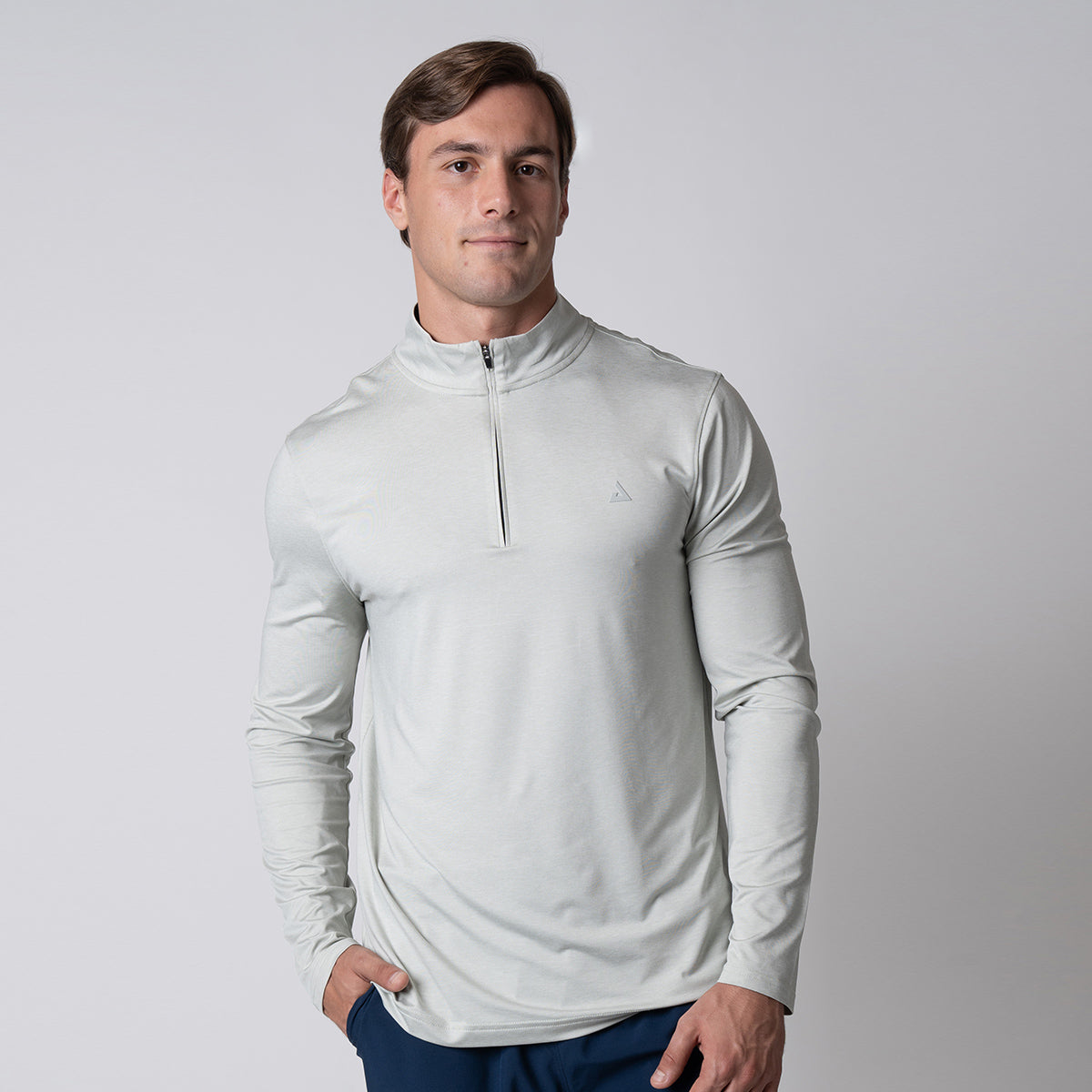 Men's Quarter Zip Pullover Sweater - Lightweight Fleece Jacket for Casual & Outdoor Wear | Perfect for Hiking, Work & Everyday Use