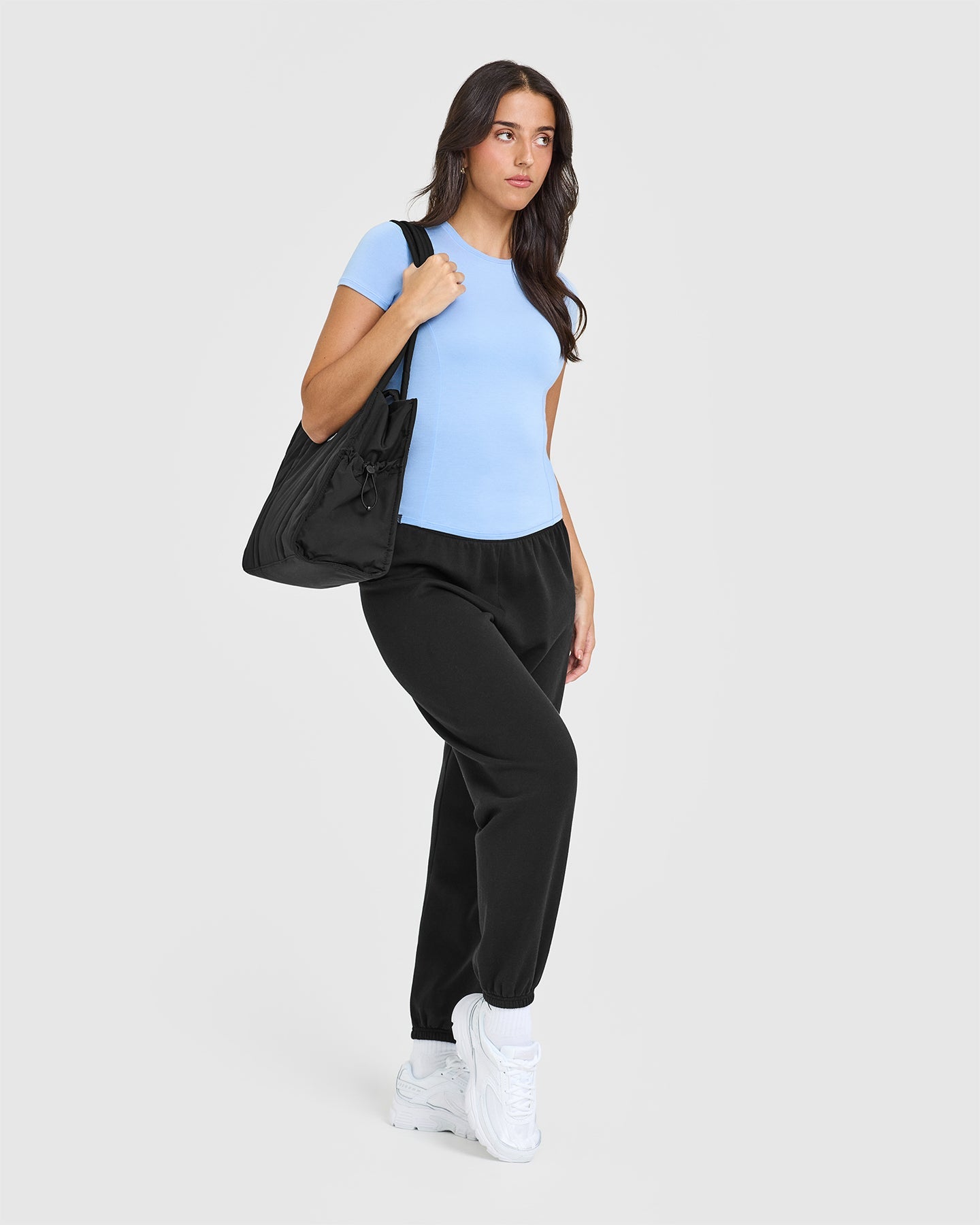 Mellow™ Soft Short Sleeve T-Shirt for Men & Women | Comfortable Cotton Crewneck Tee in Powdered Blue | Perfect for Casual Wear, Summer Outfits & Lounge