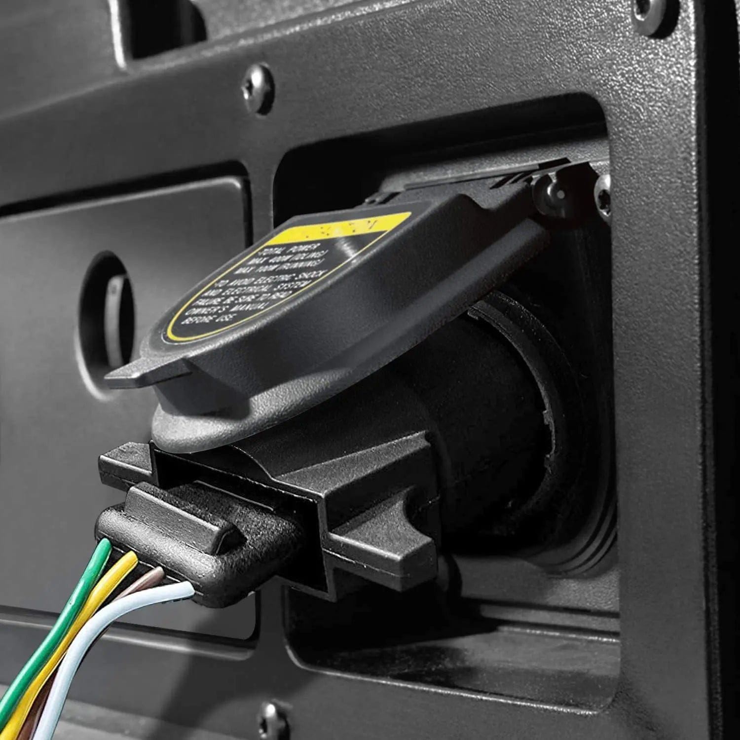 7 Pin to 4 Pin Trailer Adapter Plug - Heavy Duty Wiring Connector for RV, Boat & Utility Trailers - Perfect for Towing, Camping & Hauling