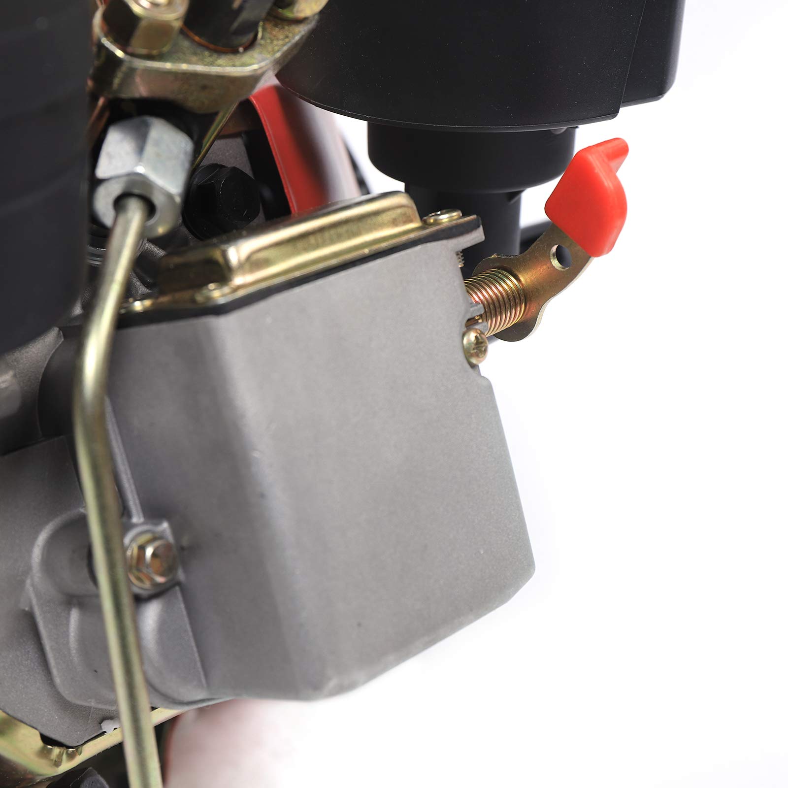 196CC 4-Stroke Air-Cooled Single Cylinder Gasoline Engine with Recoil Starter - Compatible with Micro Tillers, Lawn Mowers & Brush Cutters - Ideal for Small Farm Equipment, Landscaping & Gardening Tools