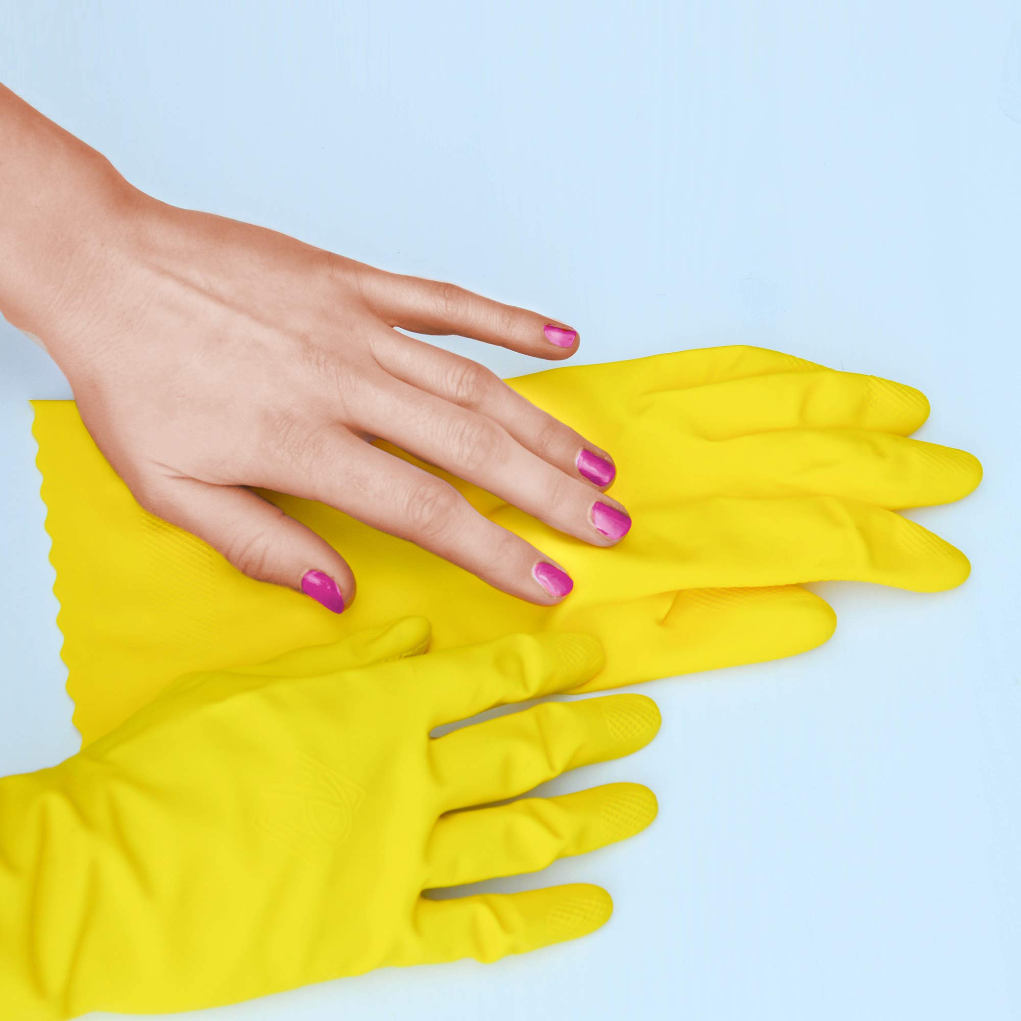 PLAYTEX HandSaver Rubber Gloves for Kitchen Cleaning, Dishwashing & Household Chores - 6 Pairs, Durable & Comfortable for Daily Use - Perfect for Washing Dishes, Cleaning Bathrooms & Gardening