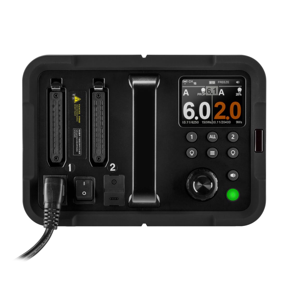 Flashpoint XPLOR Power 2400 Pro R2 Battery Pack - High Capacity Rechargeable Power Source for Studio & Outdoor Photography - Perfect for Canon, Nikon, Sony DSLR Cameras and Flash Units