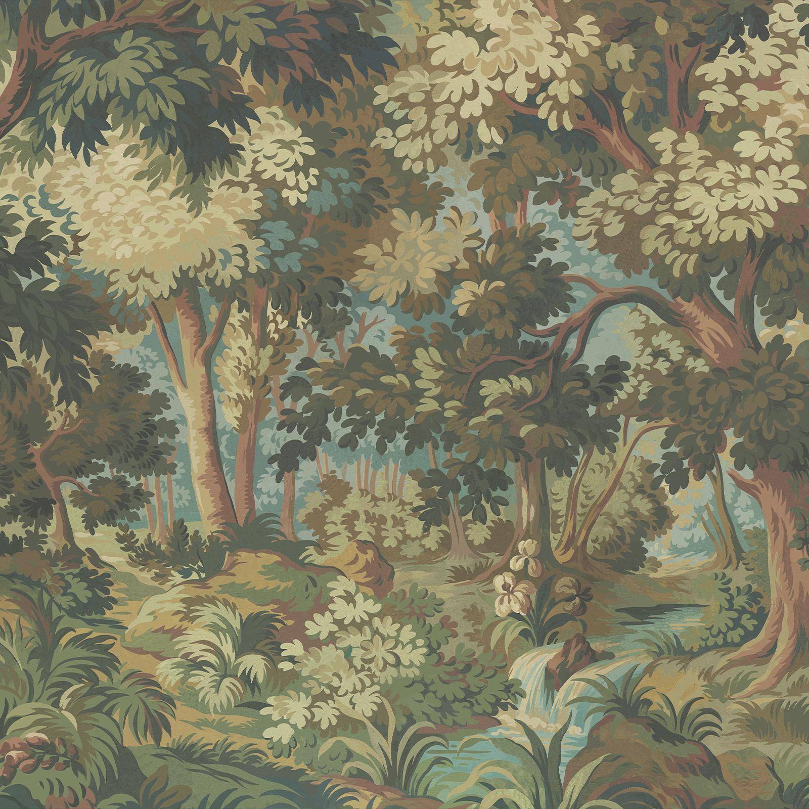 ARBOREA Autumn Wallpaper Sample - Peel and Stick Removable Wallpaper for Bedroom, Living Room, and Nursery Decor