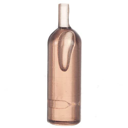 Wholesale Brown Unlabeled Mini Liquor Bottles for Dollhouse Miniatures - Perfect for DIY Crafts, Mini Bars & Fairy Garden Decor