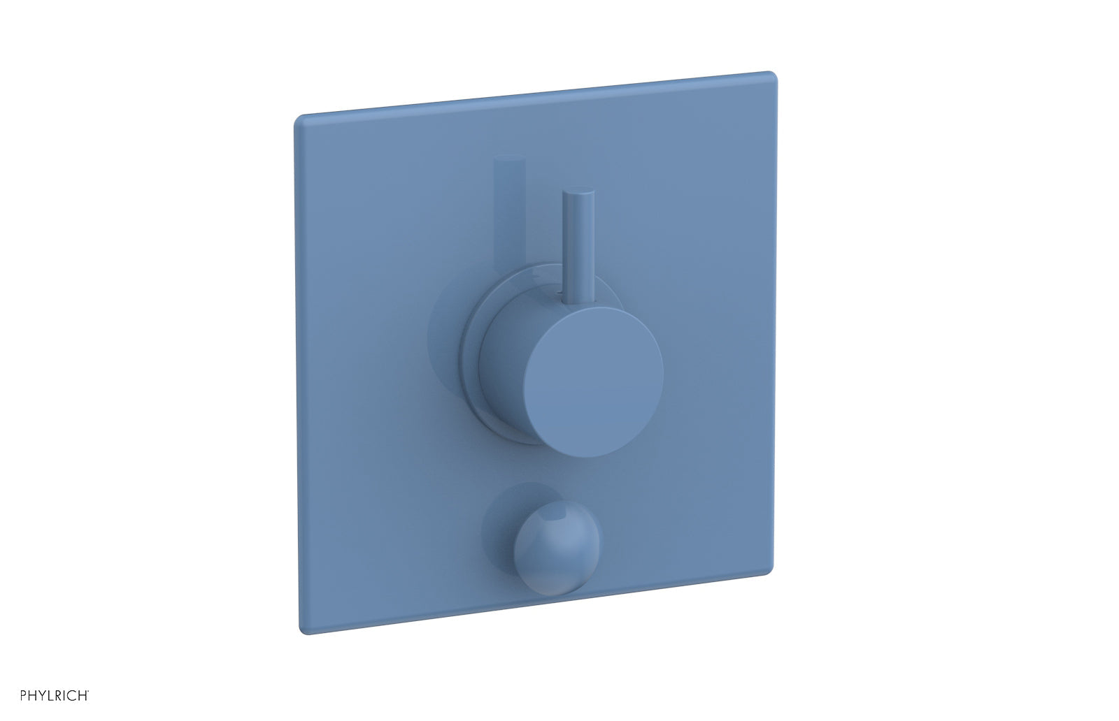 BASIC II Pressure Balance Shower Plate with Diverter and Handle Trim Set 4 203 - Chrome Finish for Bathroom & Shower Installation - Perfect for Home Renovation and Modern Bathroom Upgrades