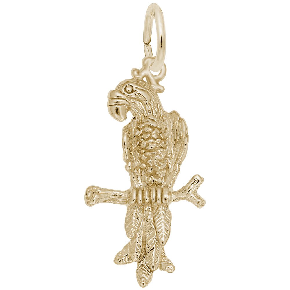 Parrot Charm Pendant - Elegant Jewelry Charms for Bracelets & Necklaces - Perfect for Beach Parties, Tropical Themed Events & Animal Lover Gifts