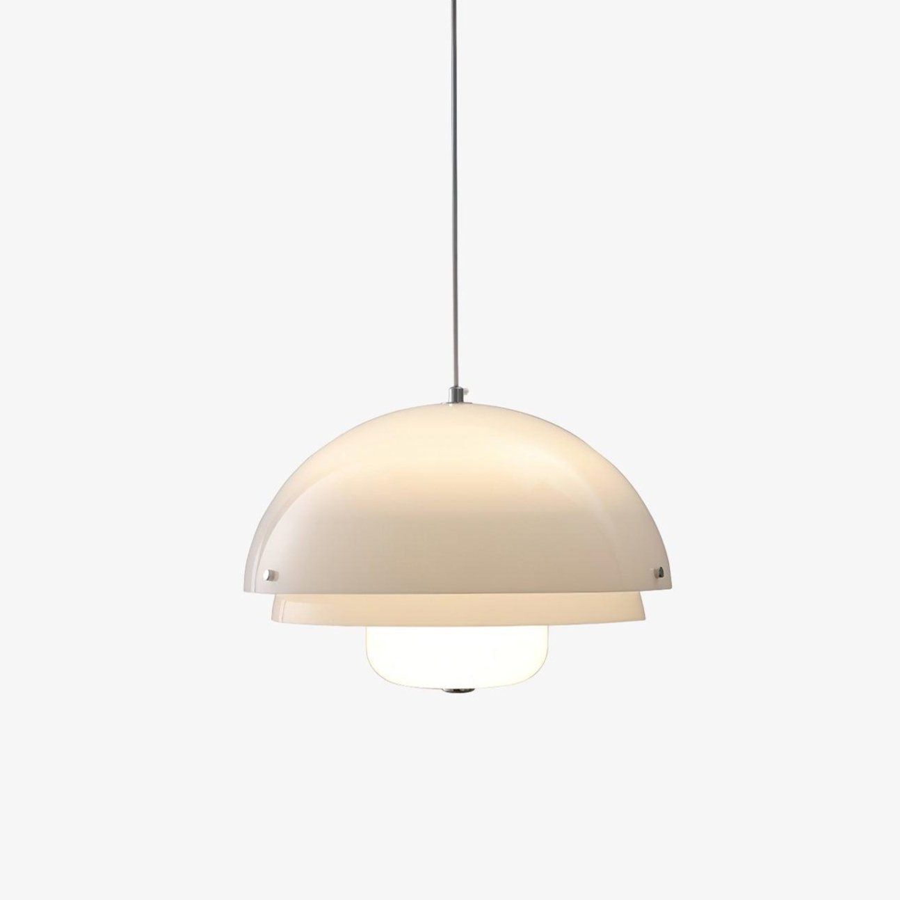 Modern Milk White Layer Pendant Light - Elegant Hanging Chandelier for Dining Room, Kitchen Island, Bedroom & Living Room Lighting Decor
