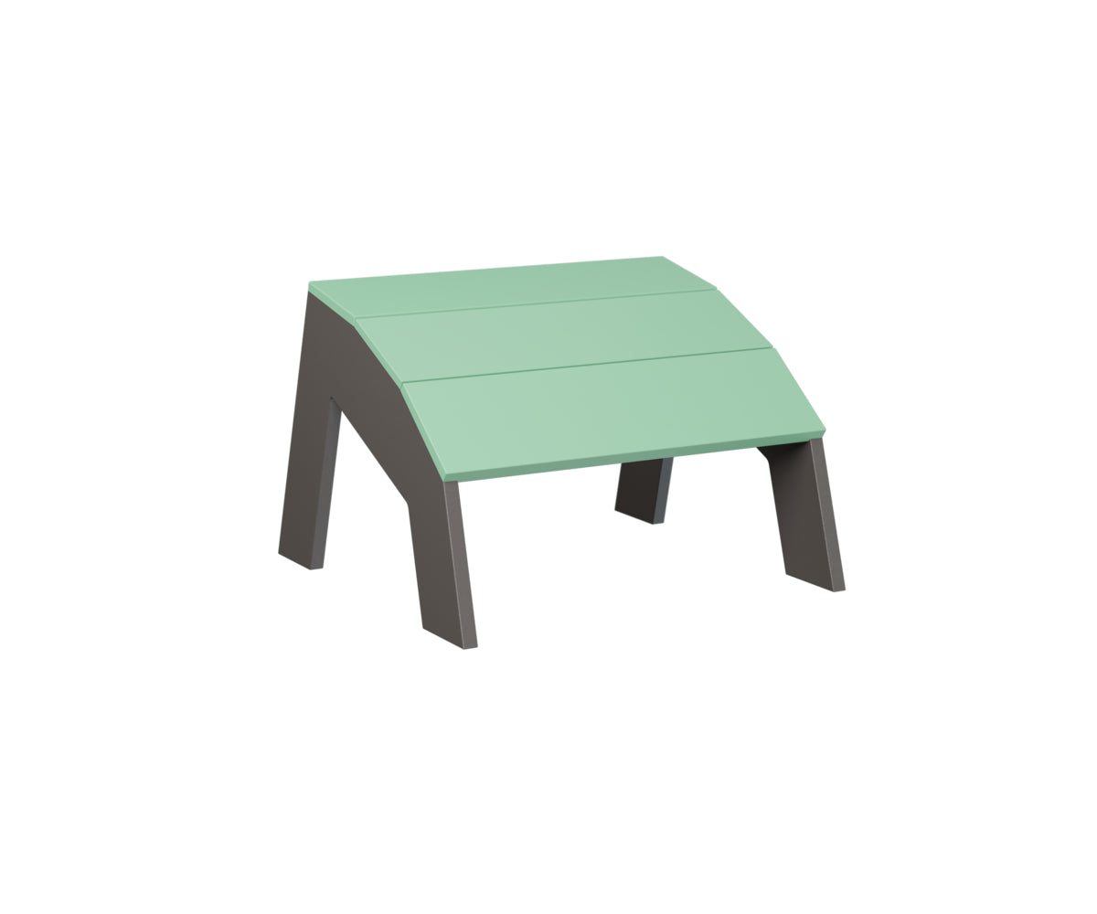 Berlin Gardens Nordic Adirondack Footstool - Outdoor Patio Furniture, Solid Wood Footrest for Garden, Deck & Poolside Relaxation