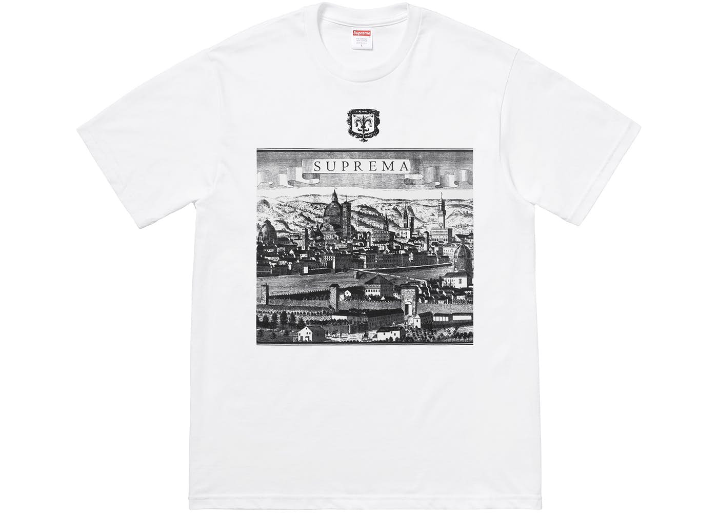 Supreme Fiorenza T-Shirt - White | Men's Streetwear Fashion Tee for Casual Wear & Urban Style