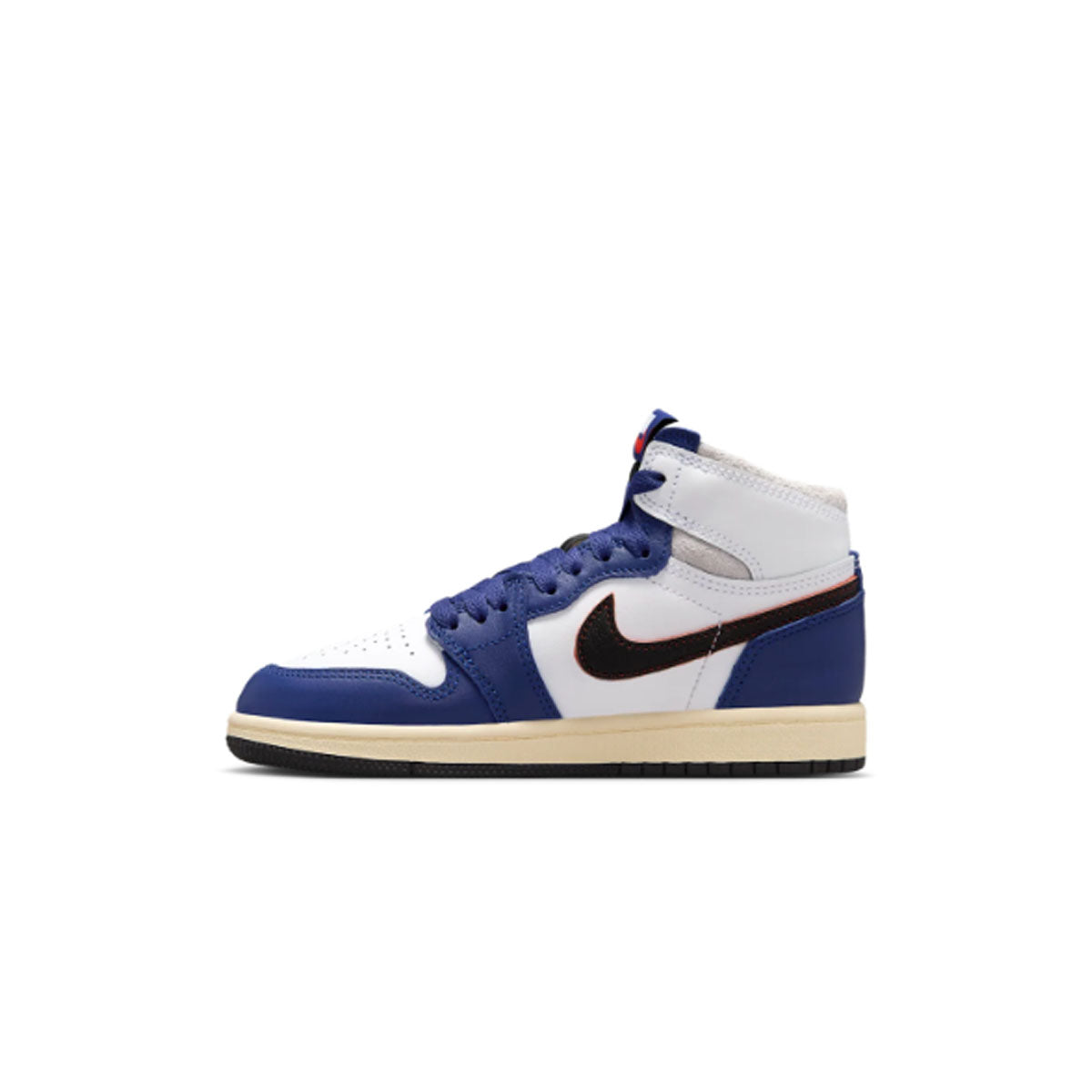 Kids Air Jordan 1 Retro High OG 'Rare Air Deep Royal Blue' Sneakers - Boys Basketball Shoes for School, Sports & Casual Wear