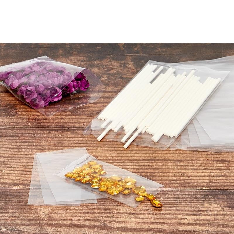 1000 Pack 8 Inch Wide 2 Mil Polyethylene Bags - Heavy Duty Storage, Packaging & Shipping Supplies for Food, Retail & Industrial Use