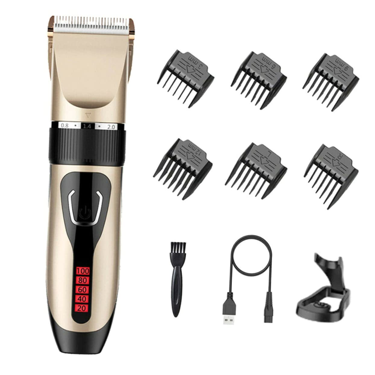 FOMIYES Professional Rechargeable Hair Clipper Set - Cordless Hair Trimmer for Men & Women, Home & Barbershop Use - Perfect for DIY Haircuts, Beard Trimming & Grooming