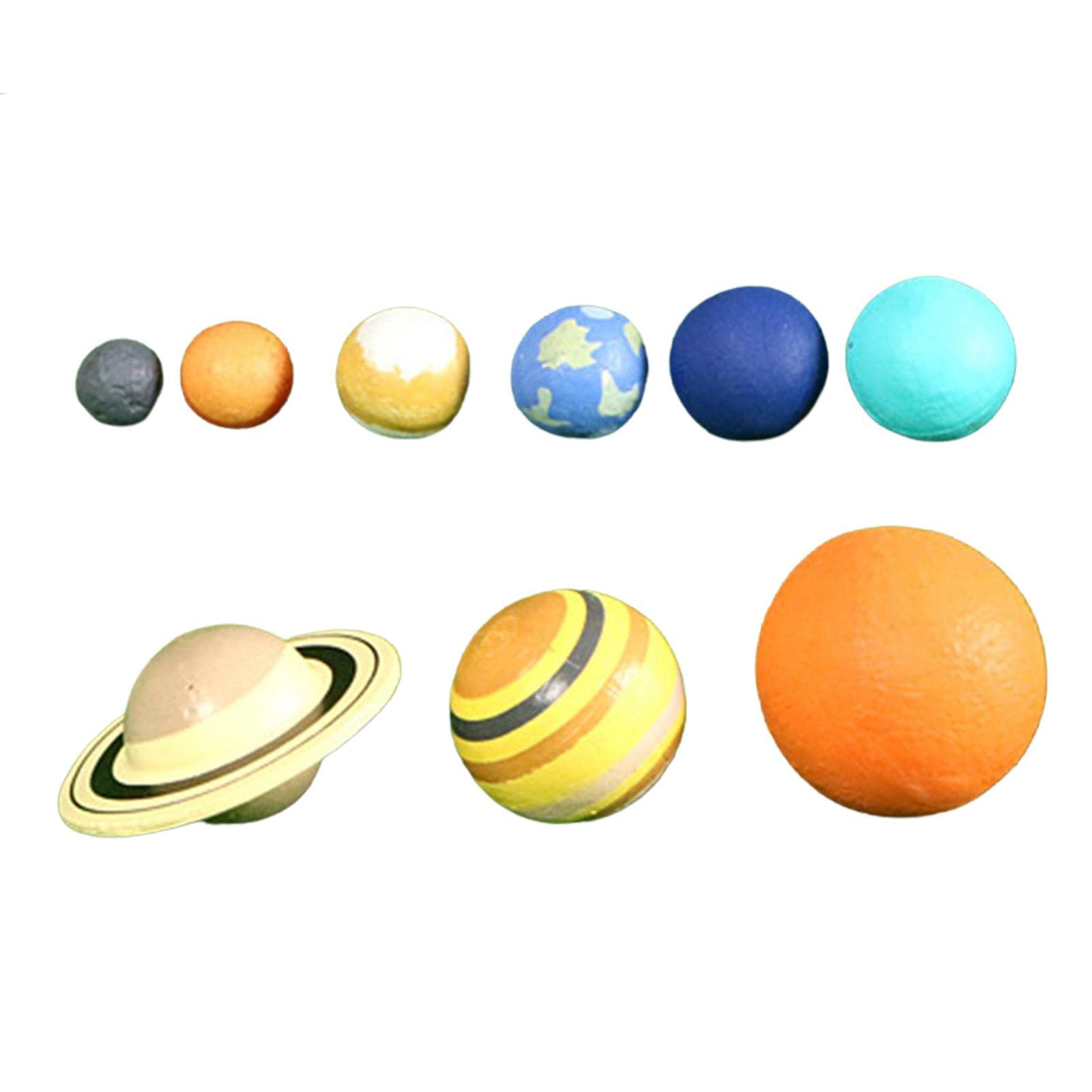ZARUP Solar System Toys for Kids - Educational Planet Balls, Stress Balls & Space Balls for Ages 3-5 - Interactive Solar System Models & Children's Planet Mobile - Perfect for Classroom Learning & Home Play