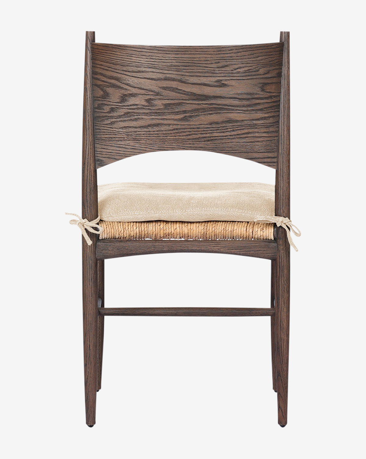 Modern Nixie Dining Chair - Mid Century Wooden Kitchen Chair with Upholstered Seat - Perfect for Dining Room, Kitchen, and Breakfast Nook