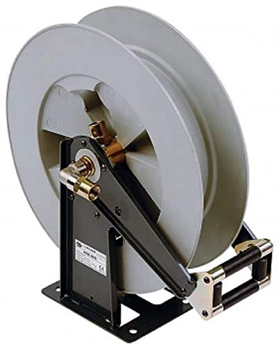 Spring Rewind Hose Reel 43104-25G - Durable Retractable Garden Hose Storage for Lawn, Yard & Outdoor Watering - Perfect for Gardening, Car Washing & Home Maintenance