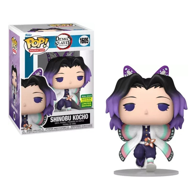 Demon Slayer Pop! Vinyl Figure - Shinobu Kocho Summer Convention 2024 Exclusive [1605] - Anime Collectible for Fans & Gift Idea for Cosplay Enthusiasts