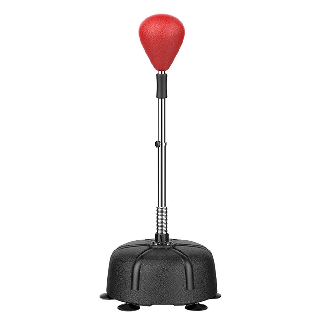 Professional Boxing Speed Ball & Reaction Training Equipment - Adjustable Punching Bag for Adults & Kids, Home Gym Workout Gear (Red, 80x20x150cm) - Perfect for Boxing Training, Fitness, Stress Relief & Martial Arts Practice