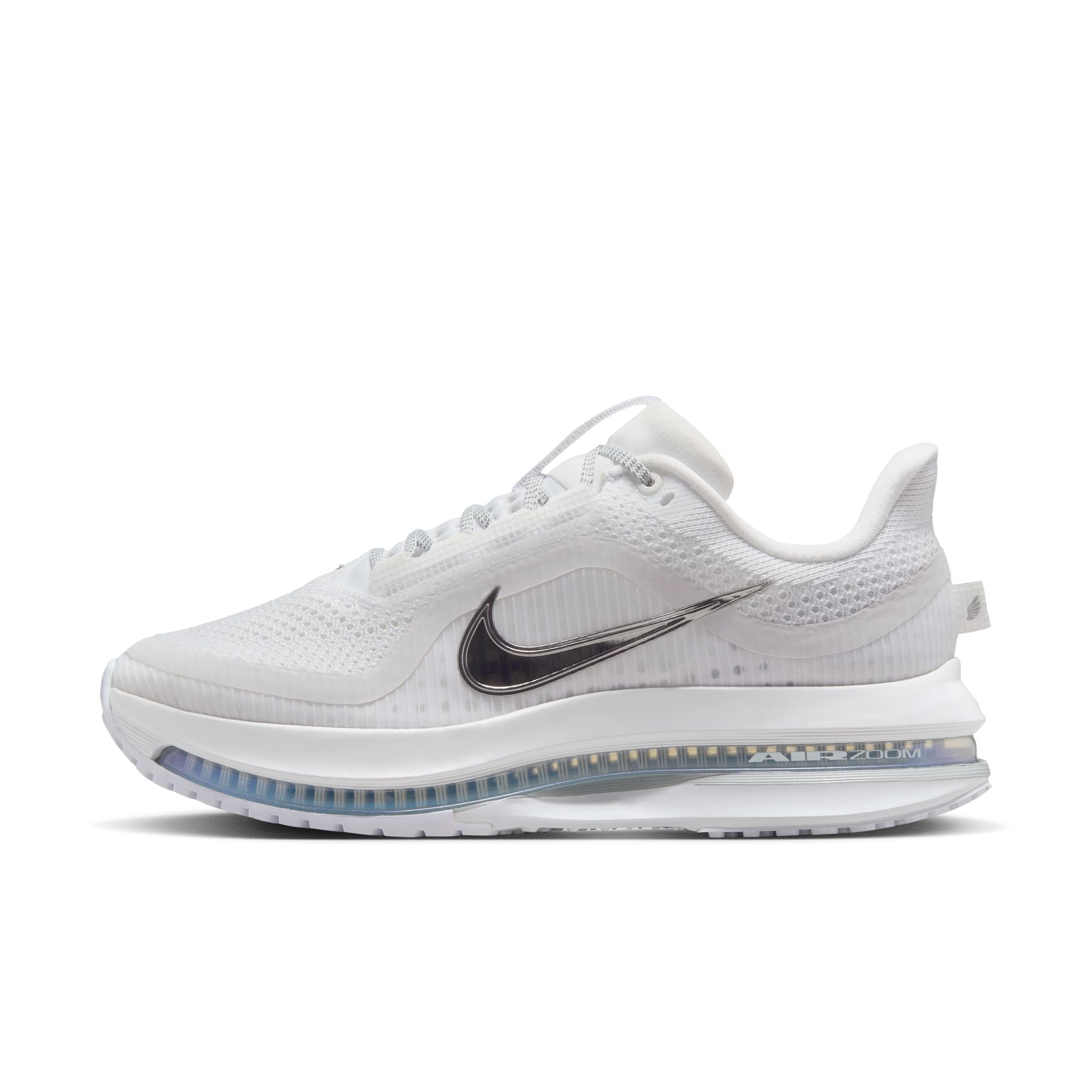 Nike Air Zoom Pegasus 39 Premium Running Shoes for Men (D Width) - White/Metallic Silver | Cushioned Road Running & Training Sneakers for Comfort & Performance