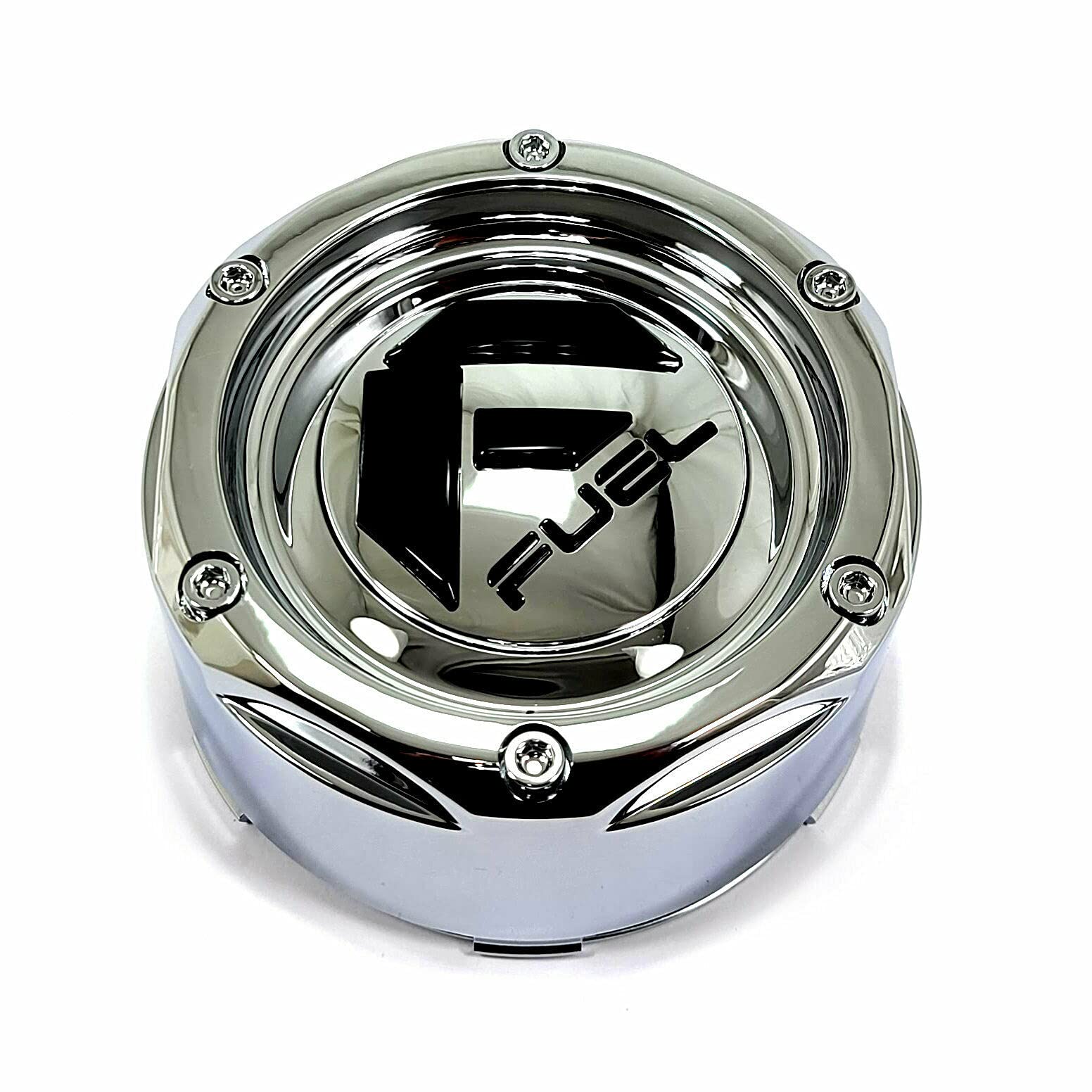 Fuel Offroad Wheels 1003-49 Chrome Snap-in Center Cap - Replacement Wheel Hub Cover for Trucks & SUVs - Off-Road & Street Use