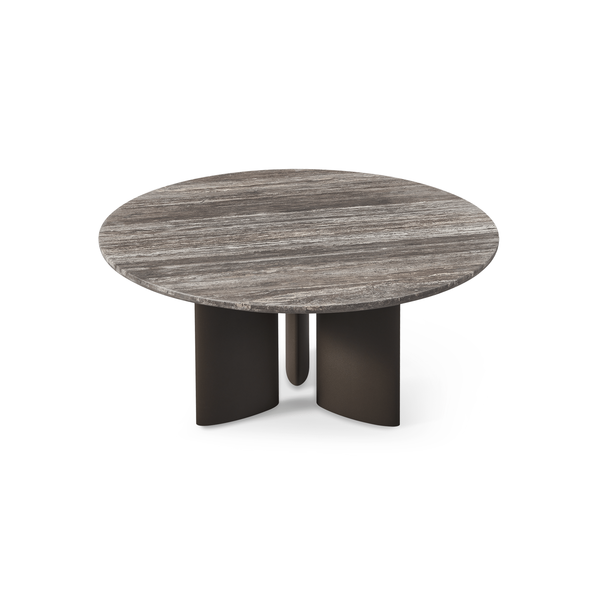 Newport 60-inch Round Aluminum Outdoor Dining Table - Weather-Resistant Patio Furniture for Garden, Poolside & Backyard Entertaining