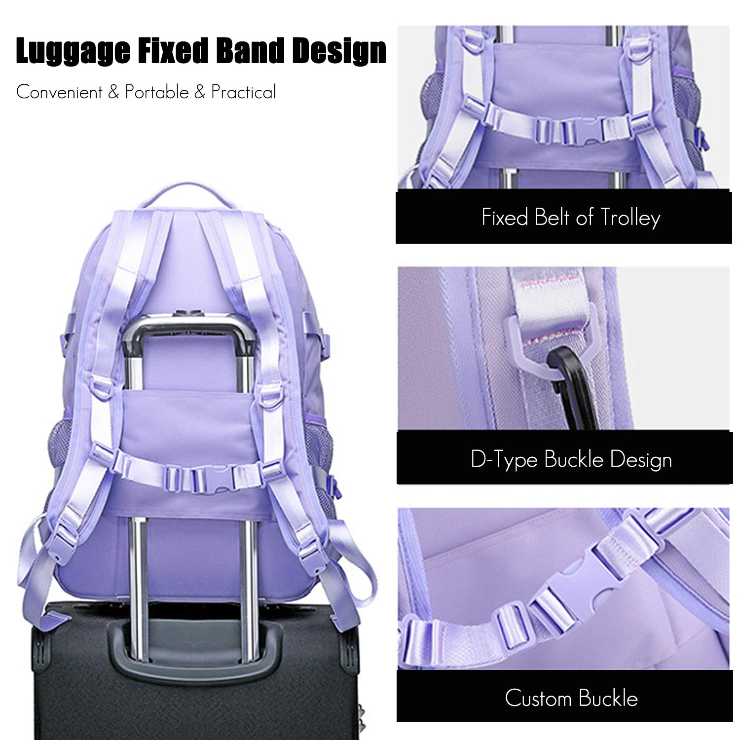 FANDARE Unisex Casual Backpack - Stylish Shoulder Bag for School, Travel & Shopping | Water-Resistant Daypack with Pencil Case | Perfect for Teens, College Students & Outdoor Activities | School Backpack, Party Bag & Daily Commute Essential