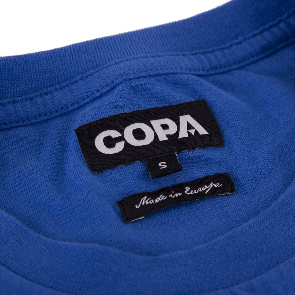 COPA France 2000 European Champions Embroidered Football T-Shirt - Vintage Soccer Jersey for Fans & Collectors