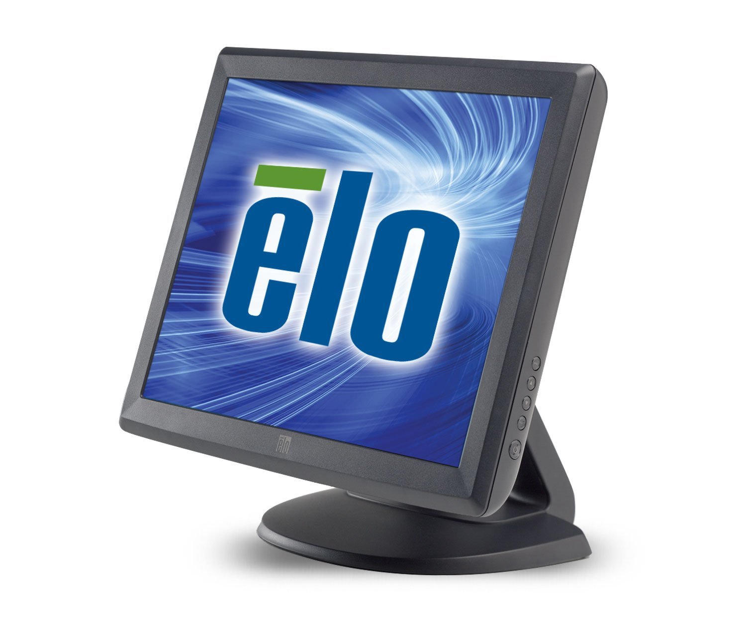 Elo 1515L 15-Inch Touchscreen Monitor with Adjustable Stand - 1024x768 Resolution, Black - Perfect for Retail POS, Kiosks, and Industrial Control Systems