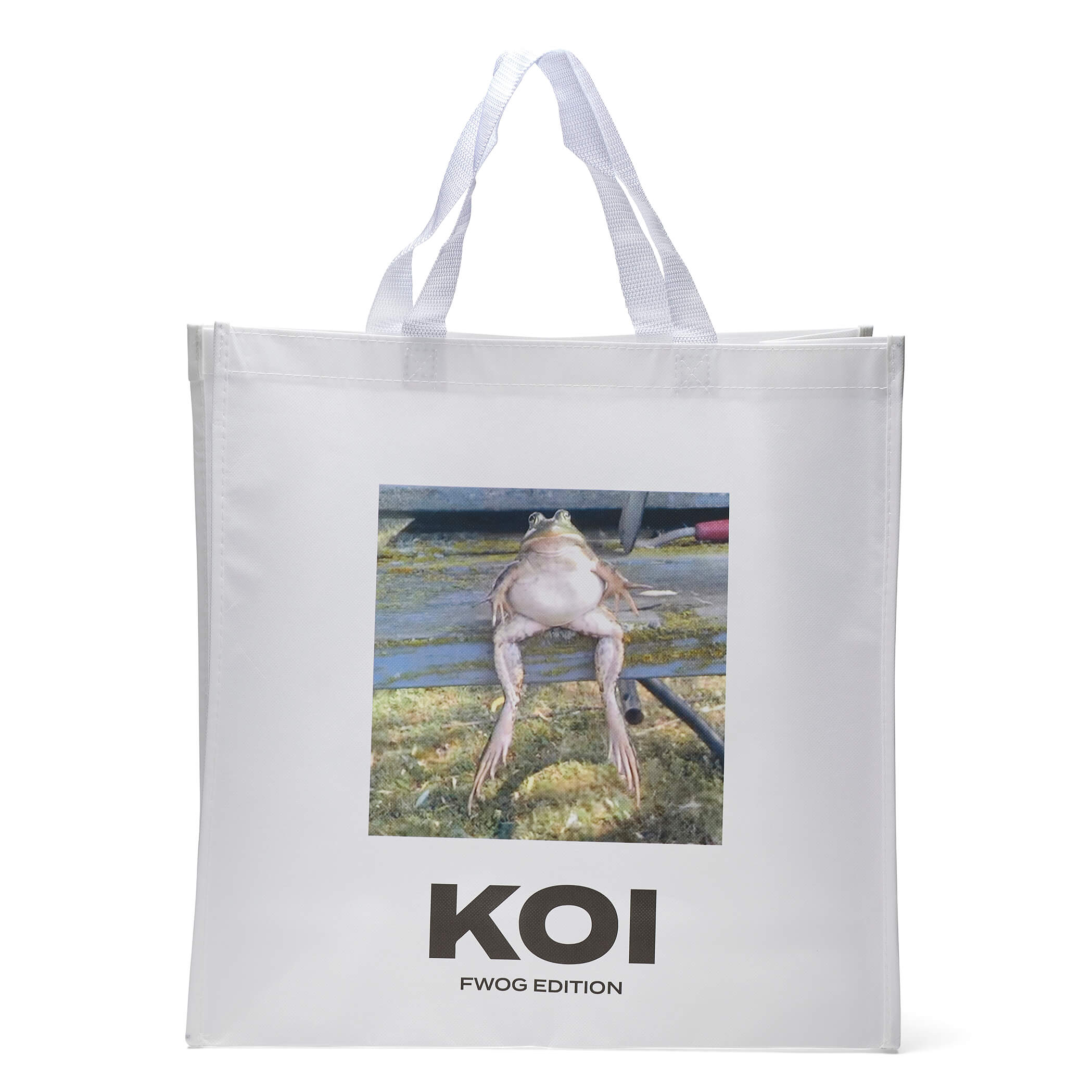 Stylish KOI Frog Tote Bag - Cute Japanese-Inspired Canvas Shoulder Bag for Women | Perfect for Shopping, Beach, Work & Daily Use
