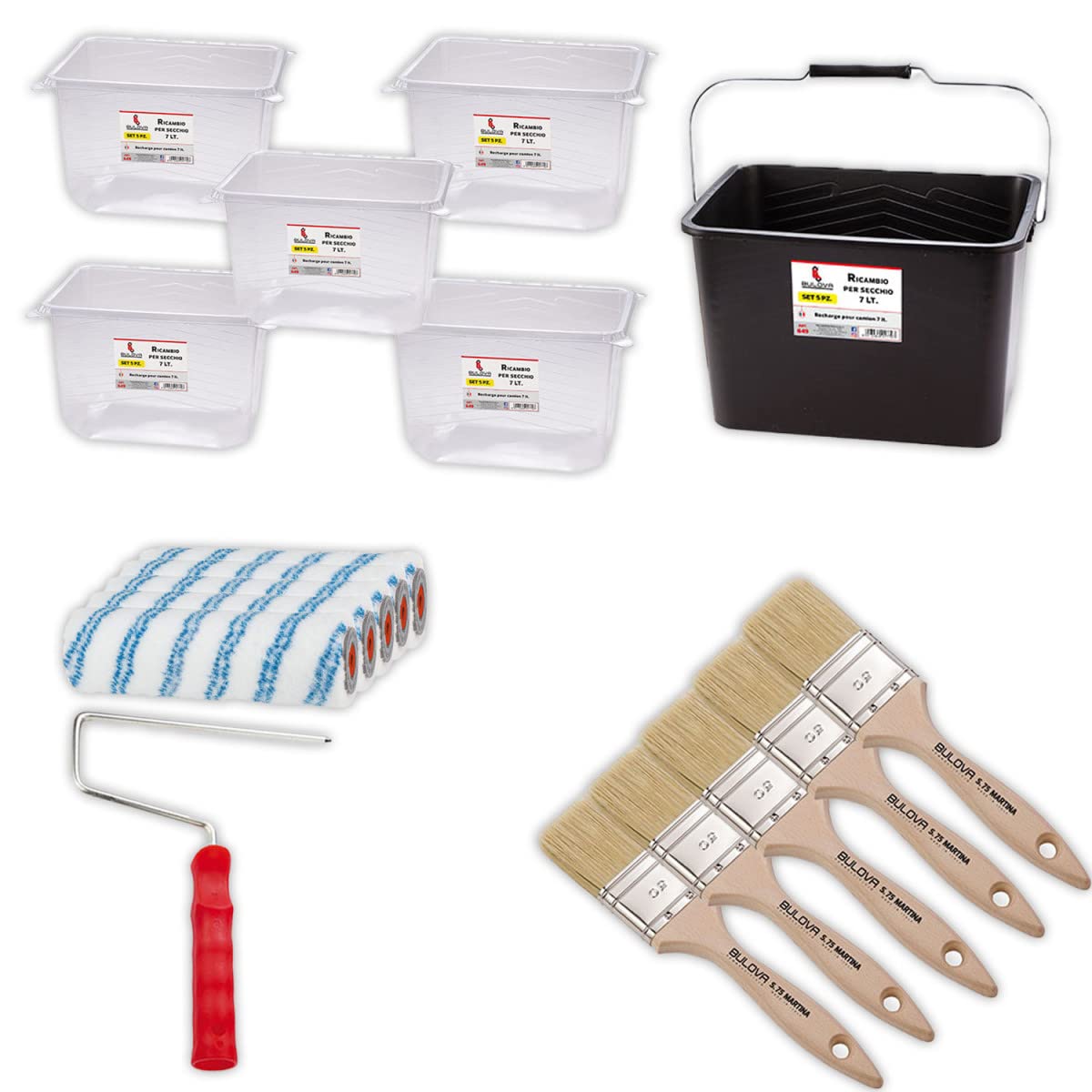 Waterproofing Resin Application Tools Kit by Arcaclear - Professional DIY & Construction Sealant Tools - Perfect for Roofing, Concrete, and Basement Waterproofing Projects