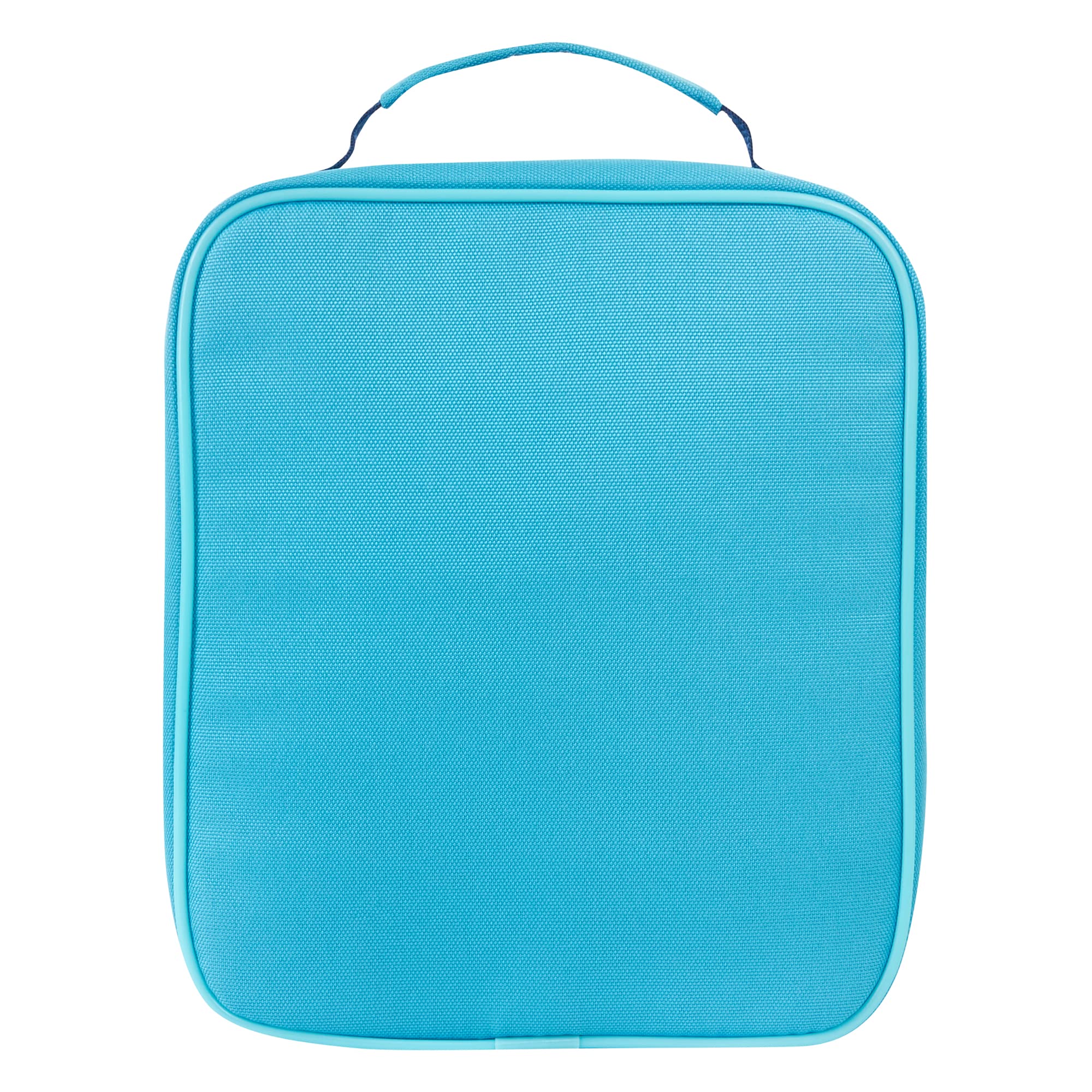 **Polar Gear Insulated Kids Lunch Box with Handle - 600D Polyester Reusable Thermal Cooler Bag for School, Nursery, Picnic & Travel - Food & Drink Container - White & Blue**    *(Perfect for keeping snacks fresh during school lunches, daycare outings, family picnics, and road trips!)*