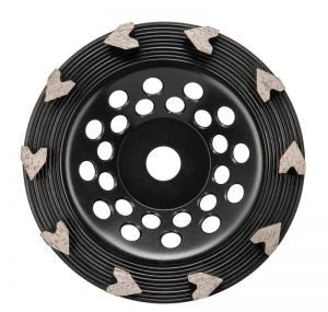 Arrow Segmented Cup Wheels - Mid Arrow Grinding Wheels for Metal & Concrete | Perfect for Grinding, Polishing & Surface Prep