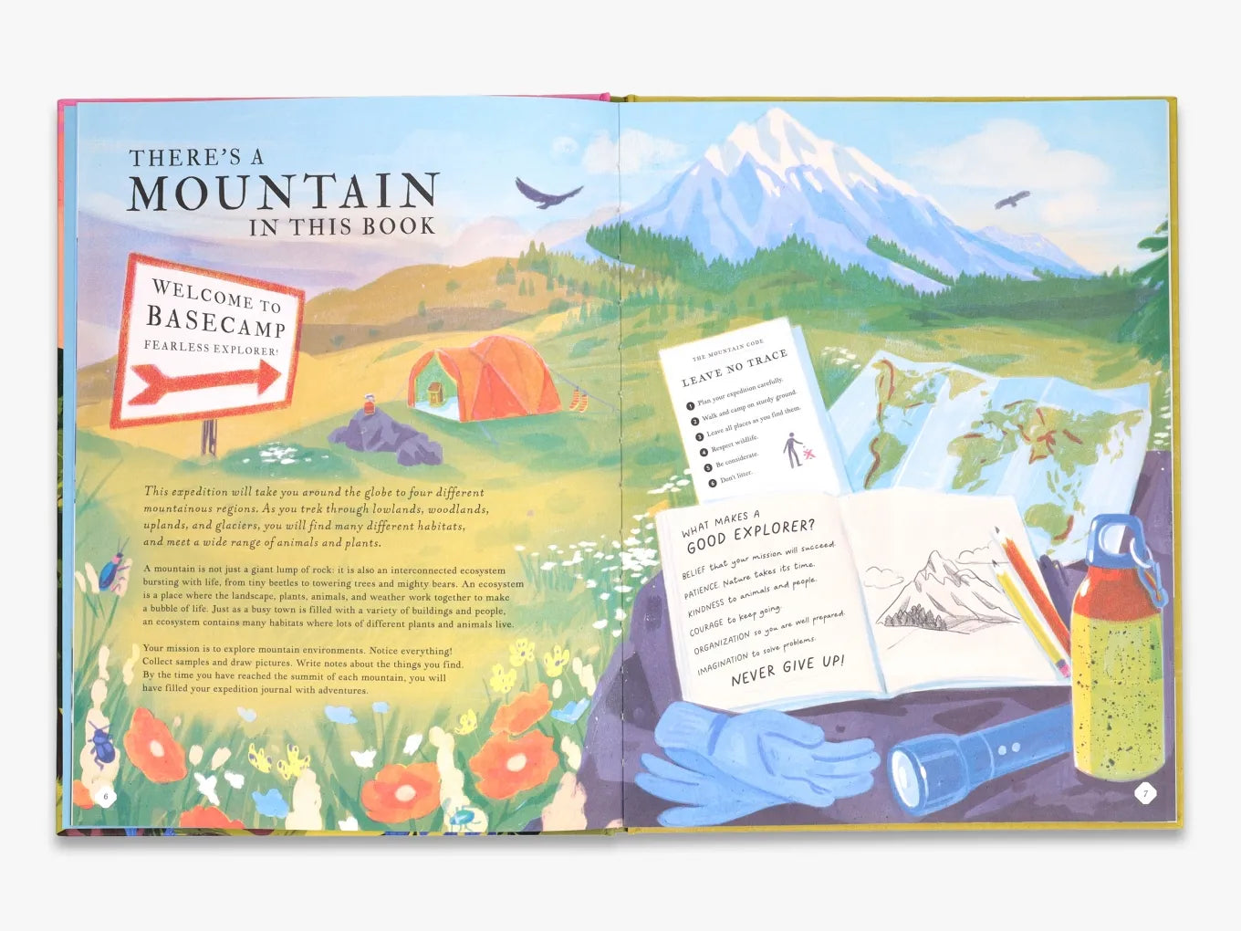 There's a Mountain in This Book - Interactive Children's Storybook for Adventure & Learning | Perfect for Bedtime Reading & Classroom Activities