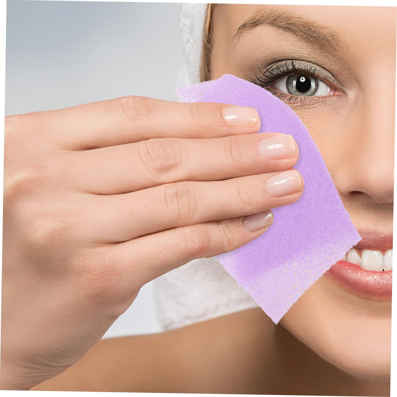 Gentle Fiber Makeup Remover Pads - Soft Exfoliating Facial Cleansing Wipes for Daily Makeup Removal & Skincare | Perfect for Travel, Gym & Nighttime Routine