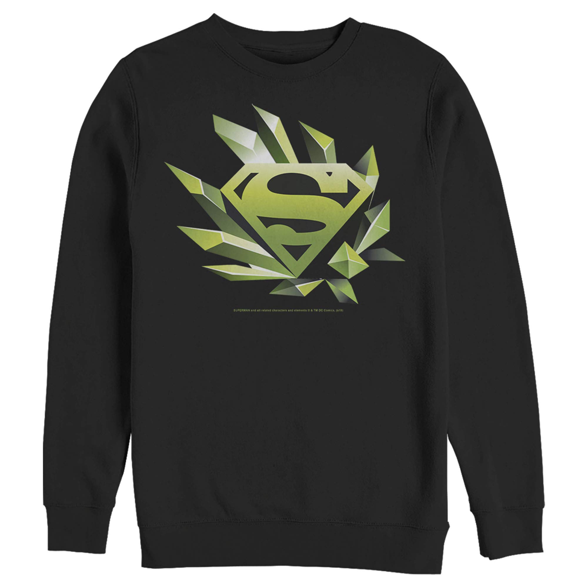 Men's Superman Logo Geometric Sweatshirt - Casual Superhero Style