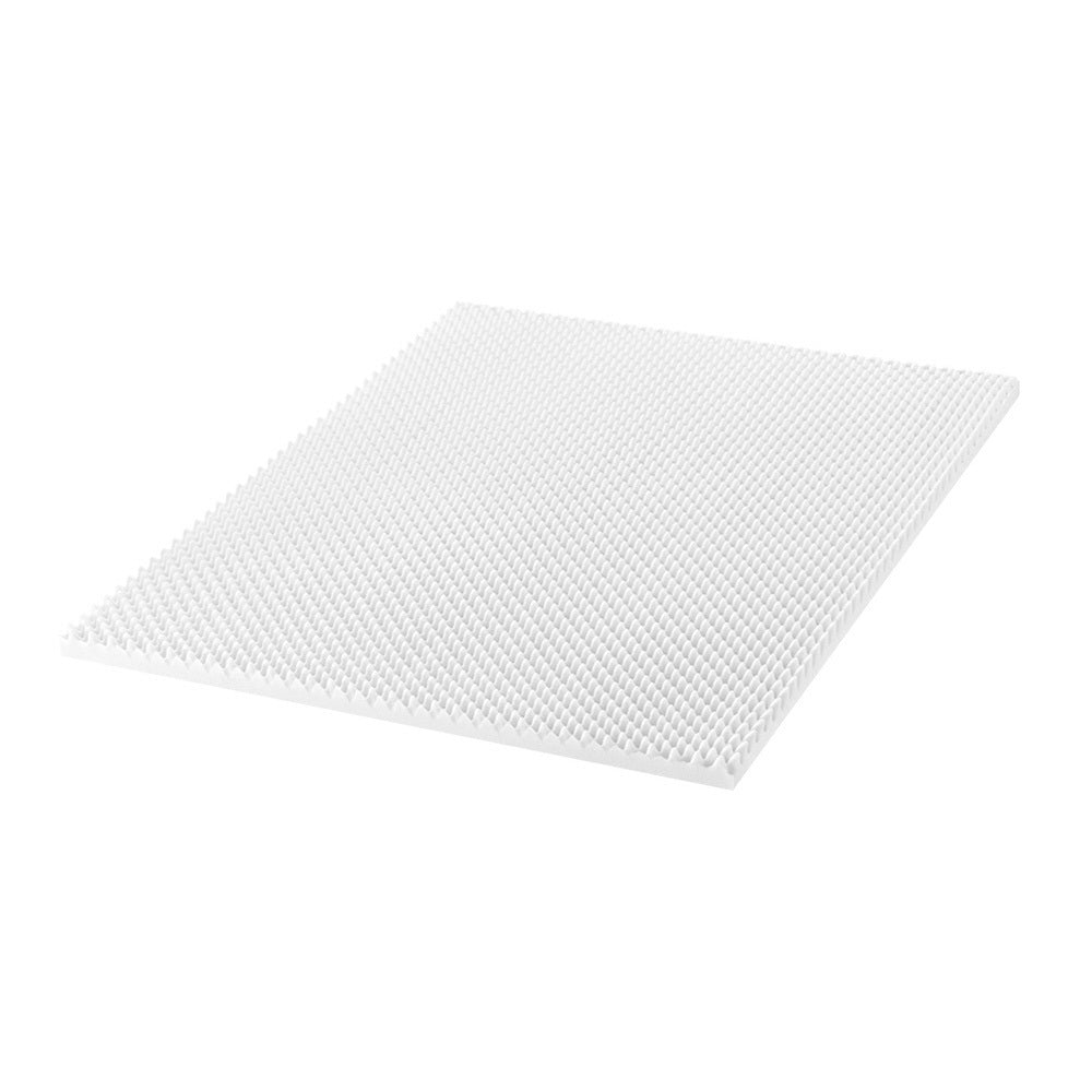 Premium Egg Crate Foam Mattress Topper - Cooling Bed Protector & Mattress Underlay for Pressure Relief | Ideal for Back Pain, Hot Sleepers & Guest Beds (Queen Size)