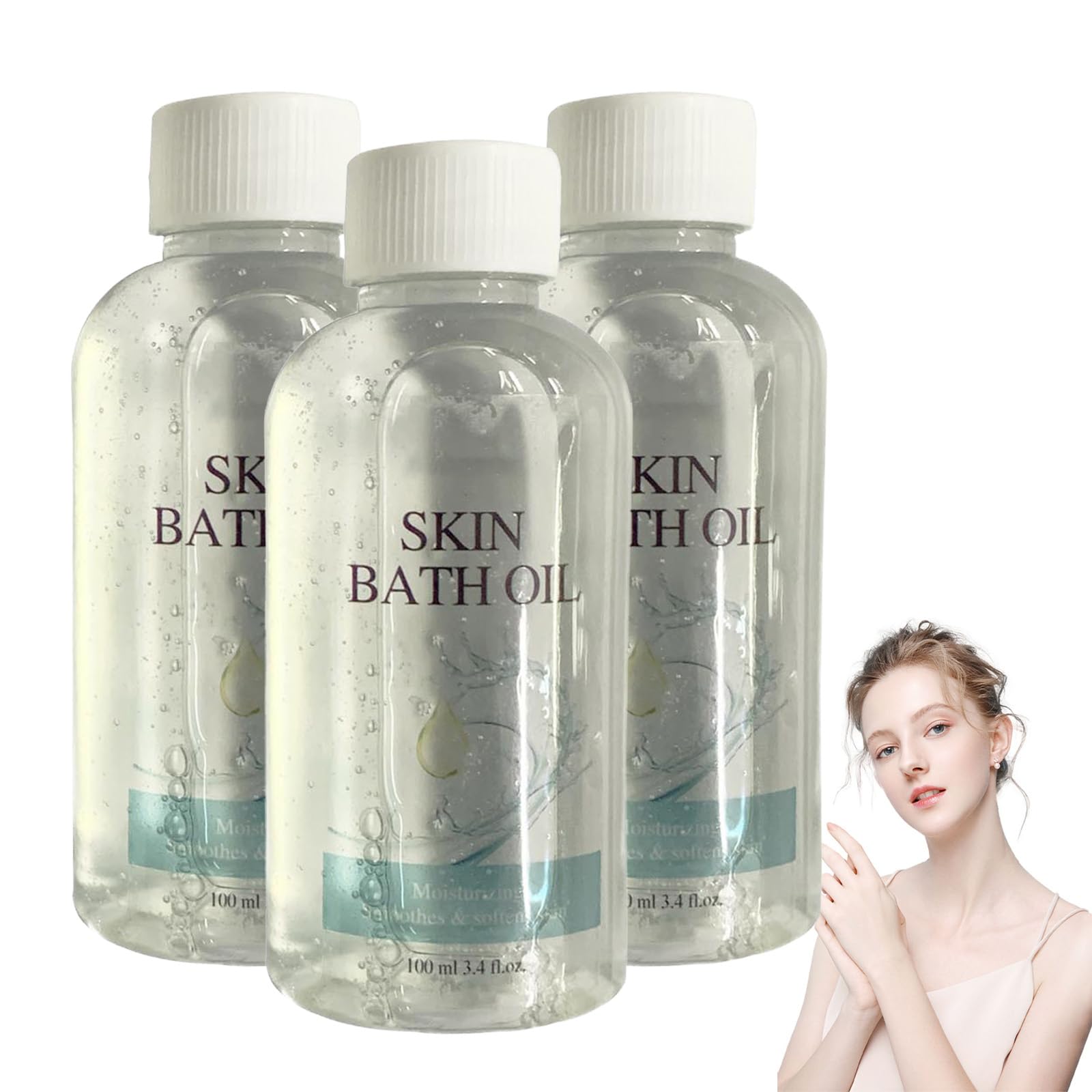 2024 Skin Bath Oil for Women & Men - Hydrating & Softening Body Lotion for Dry Skin | Spa & Relaxation Use